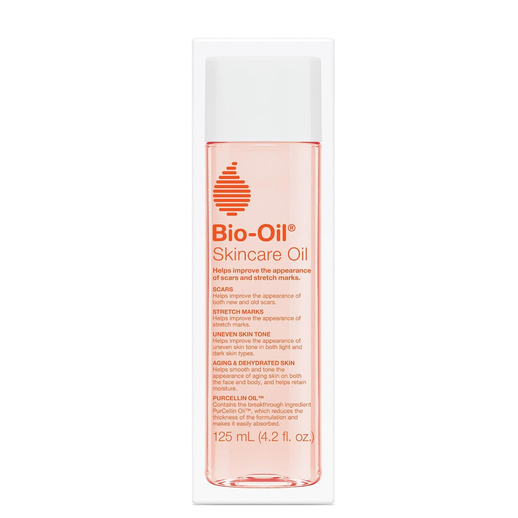 Bio-Oil Skincare Body Oil Serum, Face and Body Moisturizer with Vitamin E & A, for Scars, Stretch Marks, Sensitive Skin, All Skin Types, Dermatologist Recommended, Non-Comedogenic, 6.7 Oz