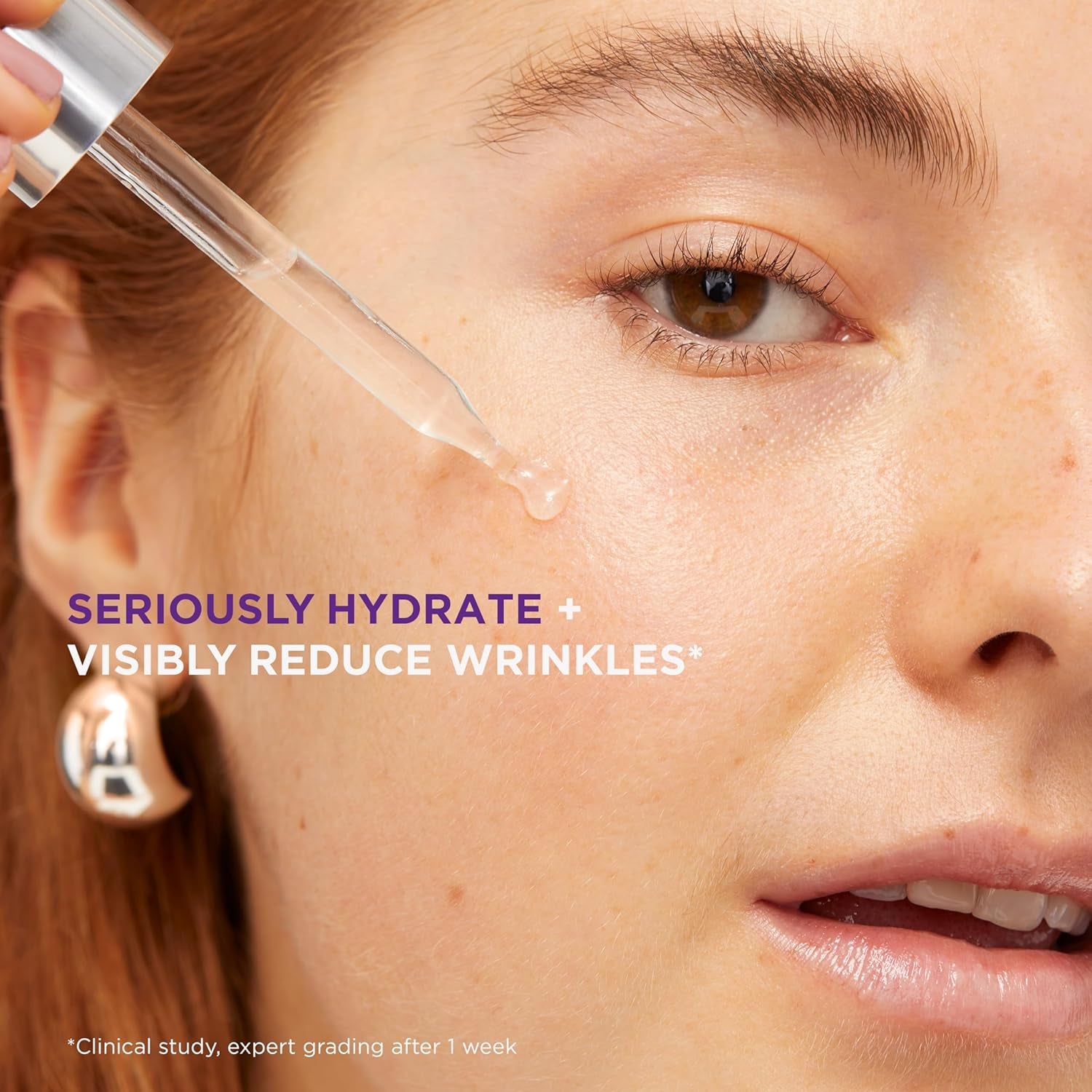 L'Oreal Paris Revitalift 1.5% Pure Hyaluronic Acid Serum for Face, anti Aging Serum to Hydrate Skin & Reduce Wrinkles, Fragrance Free Skin Care for All Skin Types, 1 Oz
