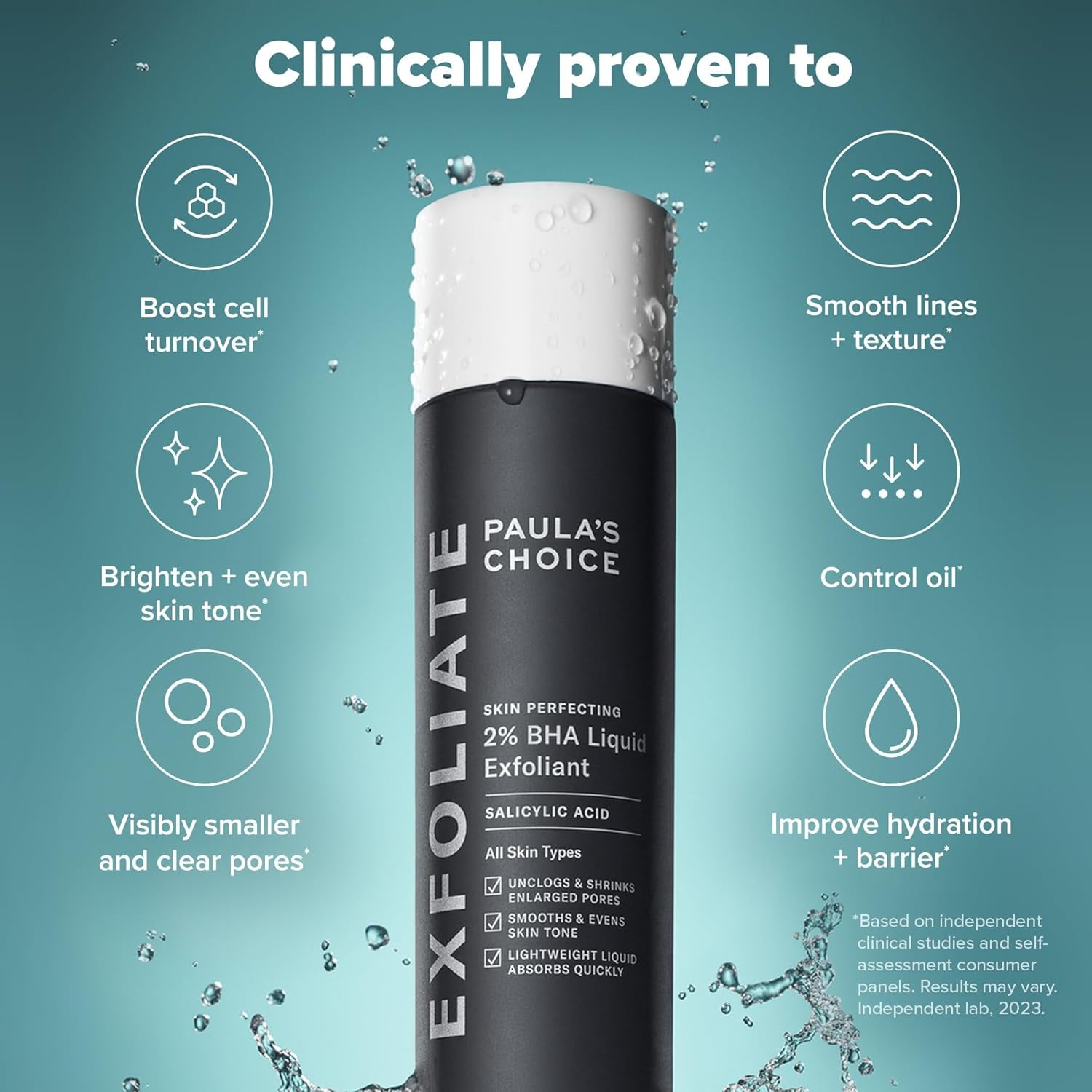 Paula'S Choice SKIN PERFECTING 2% BHA Liquid Salicylic Acid Exfoliant-Facial Exfoliant for Blackheads, Enlarged Pores, Wrinkles & Fine Lines