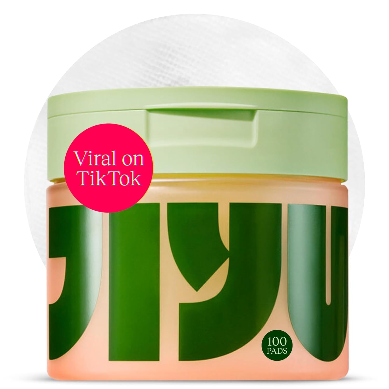 Jiyu Toning Polish Pads - Korean Skincare for Dark Spots, Wrinkles & Dull Skin - Hydrating Facial Treatment with Snail Mucin, Niacinamide, Peptides & Centella - 100 Count